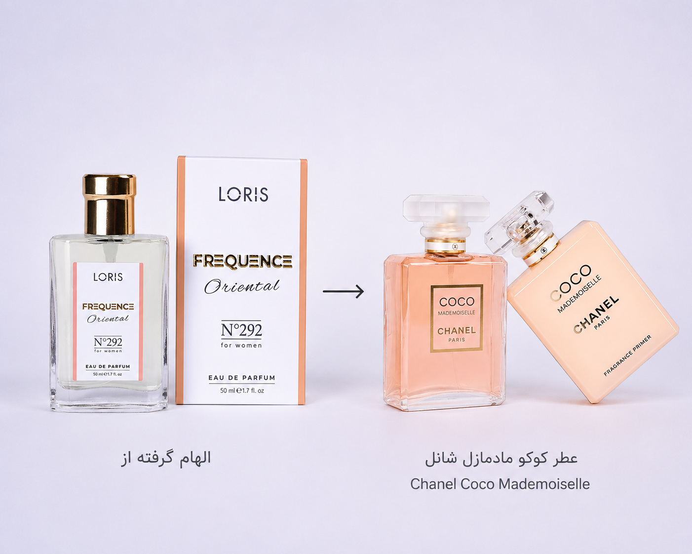 عطر زنانه لوریس Coco Mademoiselle Eau de Parfum کد ۲۹۲